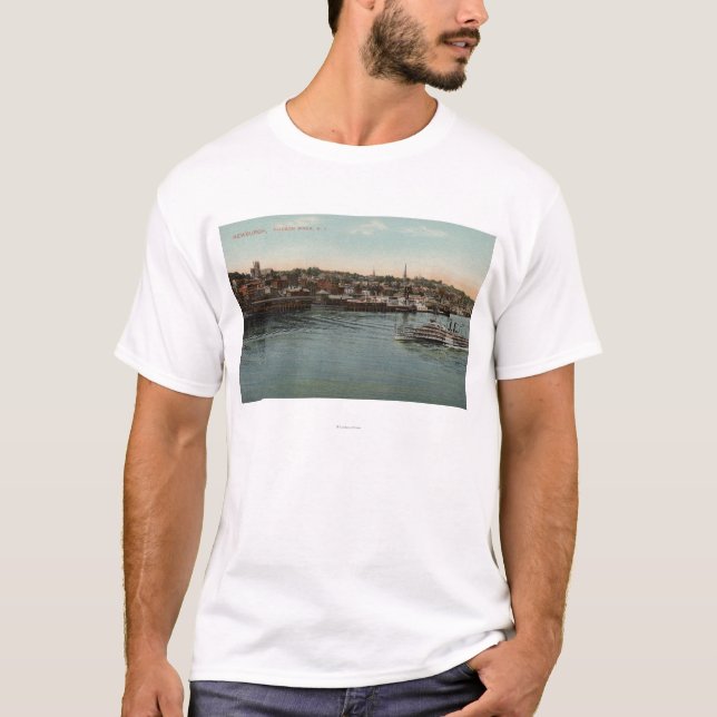 Newburgh, NY - Ufergegendansicht vom Hudson T-Shirt (Vorderseite)