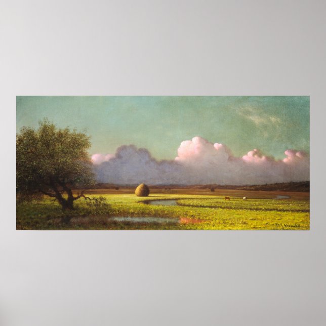 Newbury Marshes - Martin Heade Fine Art Poster (Vorne)
