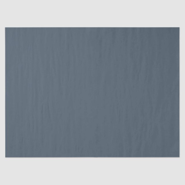Newburyport Blue Solid Color Seidenpapier (Vorderseite)