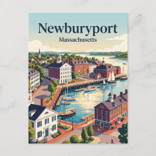 Newburyport, Massachusetts Postkarte