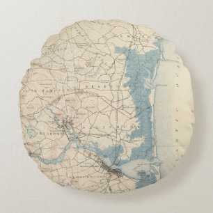 Newburyport, Massachusetts Rundes Kissen