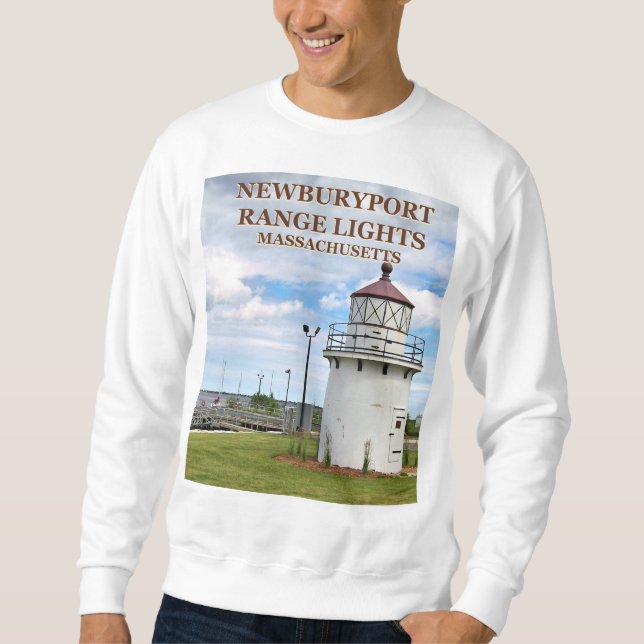 Newburyport Range Lights, MA Sweatshirt (Vorderseite)