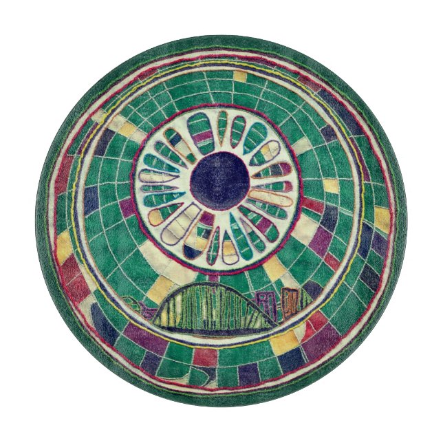 Newcastle bridge pattern  schneidebrett (Vorderseite)