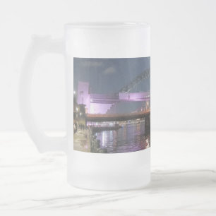 Newcastle-Brücken Mattglas Bierglas