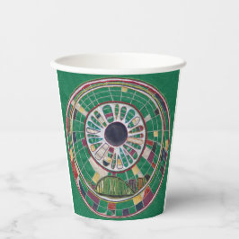 Newcastle-Brückenmuster Pappbecher