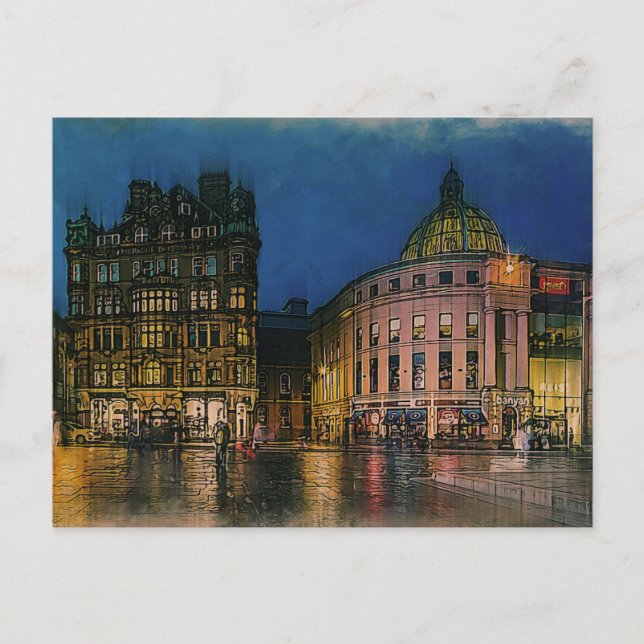 Newcastle City England, Vereinigtes Königreich Postkarte (Vorderseite)