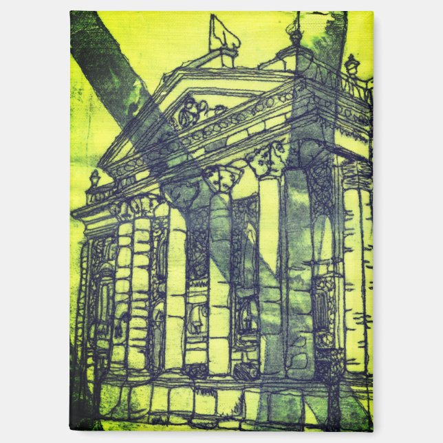 Newcastle-Gebäude Magnet (Vorderseite)