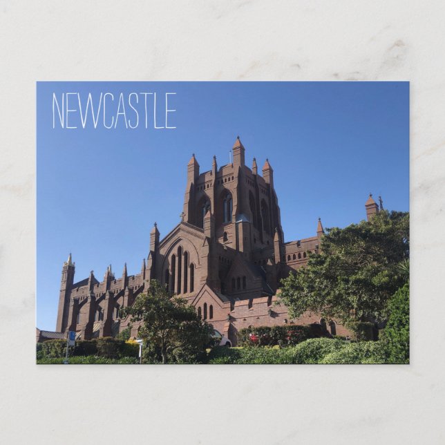 Newcastle-Kathedrale Postkarte (Vorderseite)
