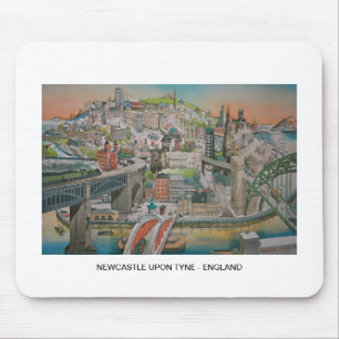 Newcastle nach Tyne, England-Mausunterlage Mousepad