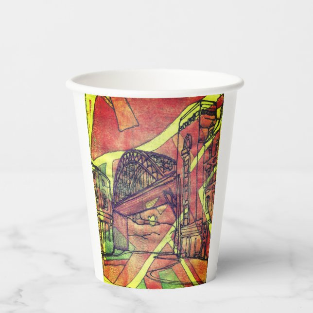 Newcastle Pappbecher (Vorderseite)