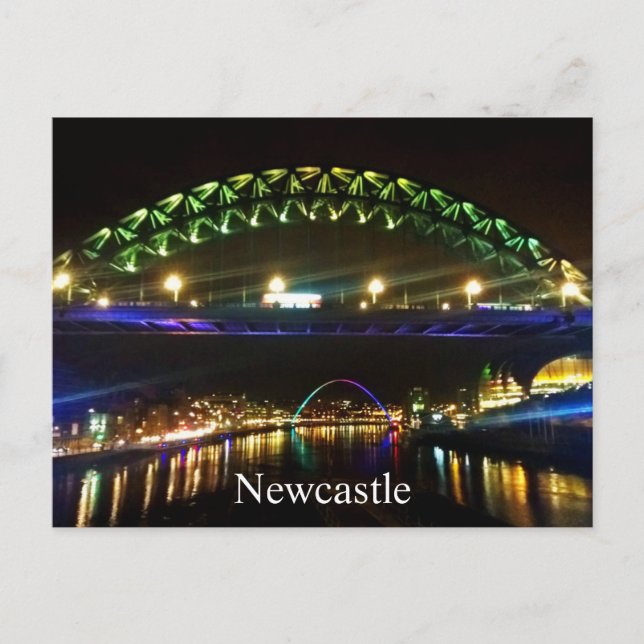Newcastle Postkarte (Vorderseite)