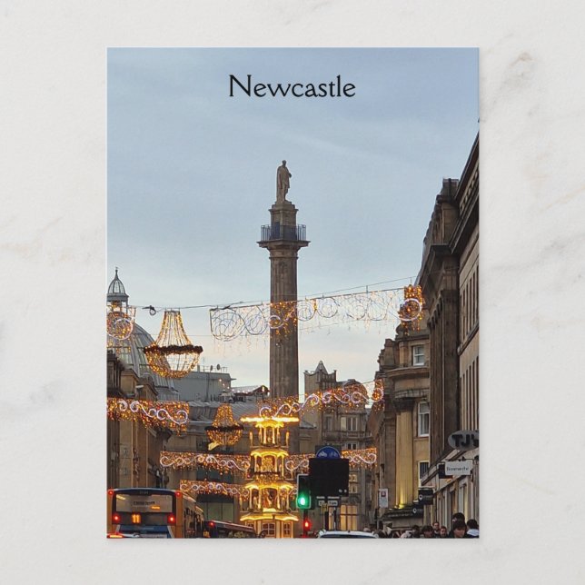 Newcastle Postkarte (Vorderseite)