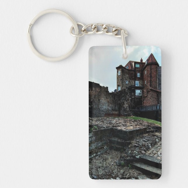 Newcastle , Ruinen Schlüsselanhänger (Vorderseite)