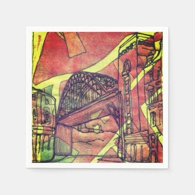 Newcastle Serviette (Vorderseite)