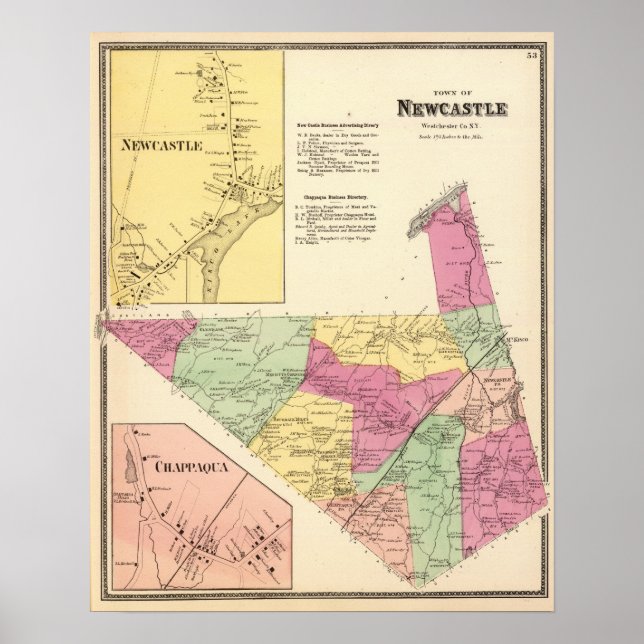 Newcastle, Stadt Poster (Vorne)