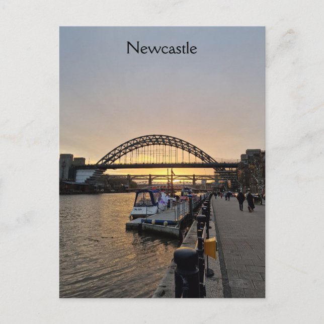 Newcastle - Tyne Bridge Postkarte (Vorderseite)