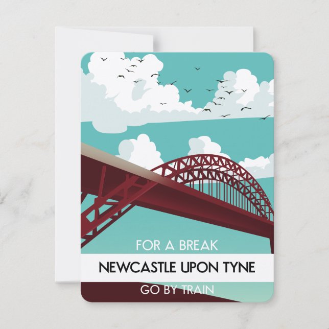 Newcastle upon Tyne Bridge Poster. (Vorderseite)