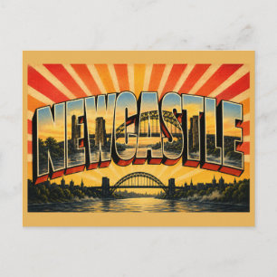Newcastle upon Tyne England Riverside Bridge Postkarte