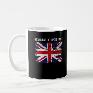Newcastle upon Tyne UK Flag England Souvenir Kaffeetasse