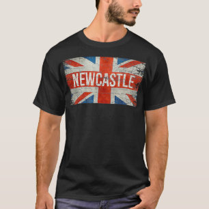 Newcastle Vereinigtes Königreich Britische Flagge  T-Shirt
