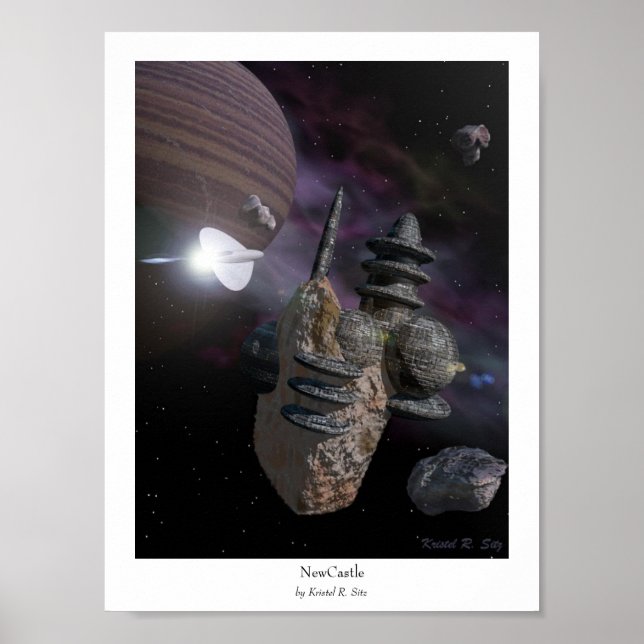 NewCastle von Kristel R. Sitz Poster (Vorne)