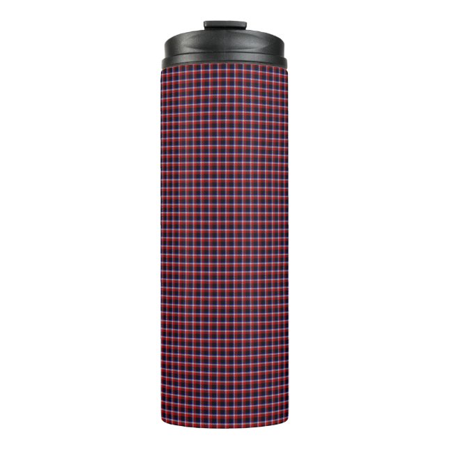 Newcomen Tartan Kariert Fashion Muster Thermosbecher (Vorderseite)