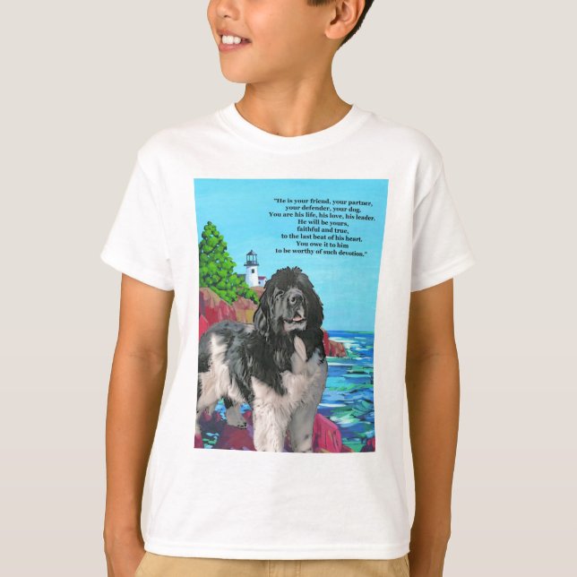 NEWF UND LIGHTHOS T-Shirt (Vorderseite)