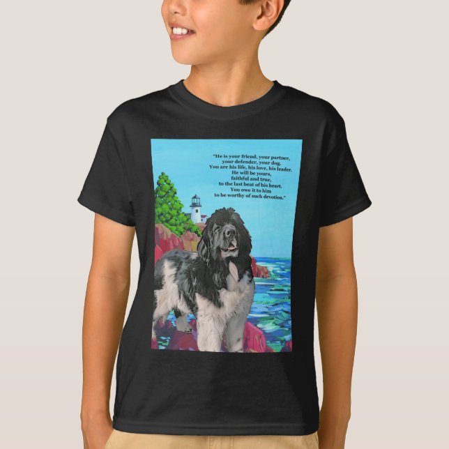 NEWF UND LIGHTHOS T-Shirt (Vorderseite)