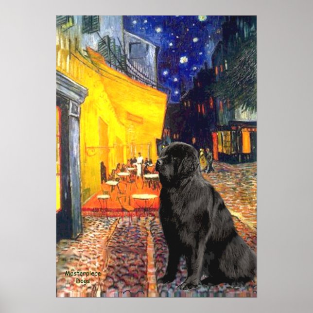 Newfie 1 - Terrassencafé Poster (Vorne)