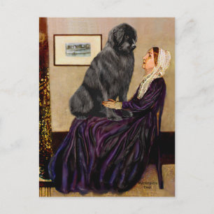 Newfie 1 - Whistlers Mutter Postkarte