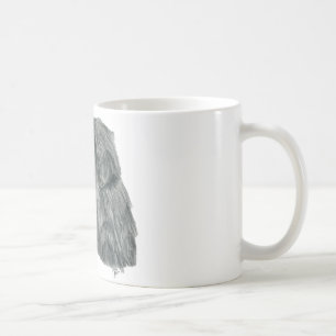 Newfie Graphitzeichnen Tasse