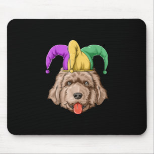Newfie Hund mit Hut Schenkung neuer Grundbesitze Mousepad