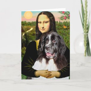 Newfie (Landseer3) - Mona Lisa Karte