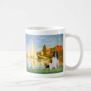 Newfie Landseer 3 - Segelboote 2 Kaffeetasse