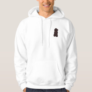 "Newfie Liebhaber" Herren Braun Neufundländer Hoodie