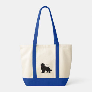 "Newfie Lover" Neufundland-Grafik Tragetasche