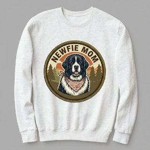 Newfie-Mama-Crewneck Neufundländer-Hundemama-Gesch Sweatshirt