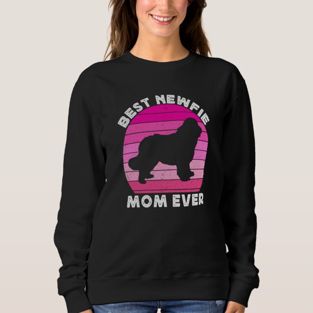 Newfie Mama Mom For Women Newfy Newfoundland Dog M Sweatshirt (Vorderseite)