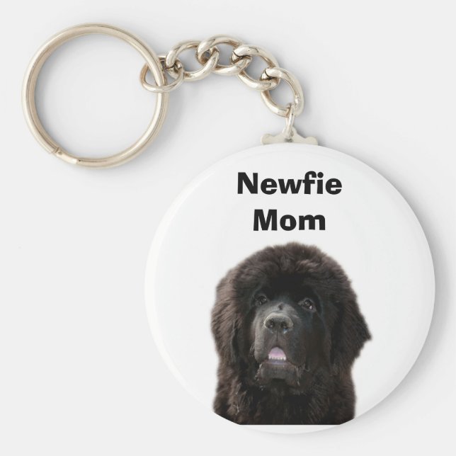 Newfie Mama Schlüsselanhänger (Vorne)
