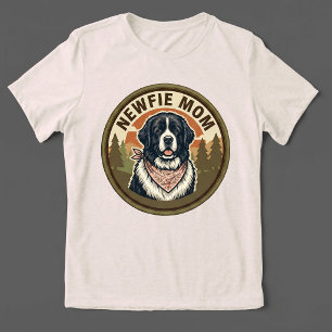 Newfie-Mama-Tri-Blend-T-Shirt Neufundländer-Hund Tri-Blend Shirt