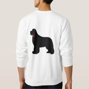 Newfie mit Rose Sweatshirt