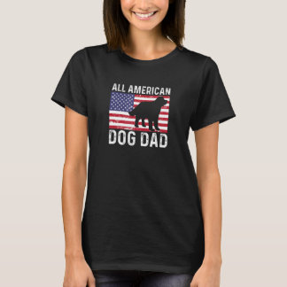 Newfoundland Distressed Patriotic All American USA T-Shirt