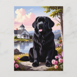Newfoundland Dog Postkarte