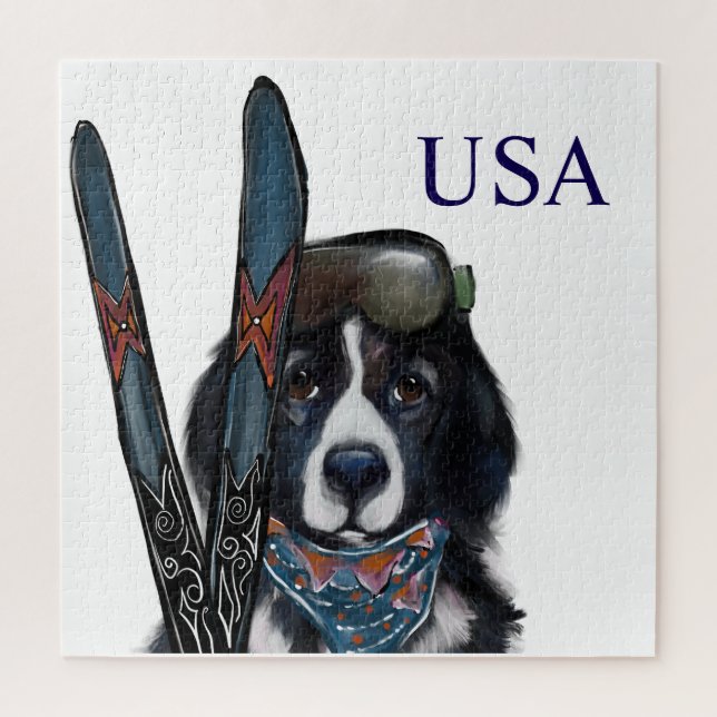 NEWFOUNDLAND DOG  PUZZLE (Vertikal)