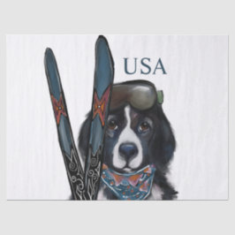 NEWFOUNDLAND DOG SEIDENPAPIER