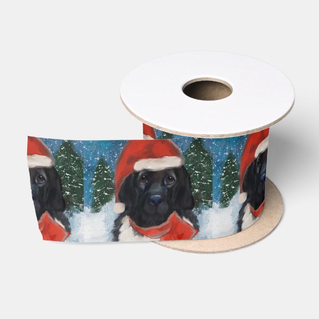 NEWFOUNDLAND HUND SATINBAND (Spule)