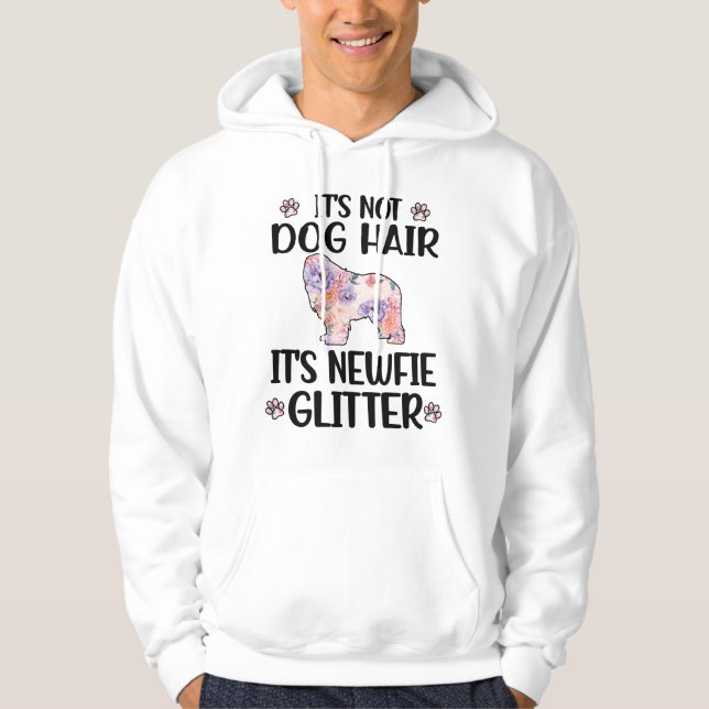 Newfundland Dog Owner Newfie Mama Vater Hoodie (Vorderseite)