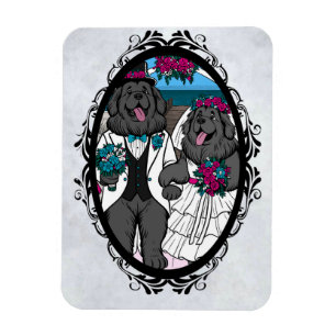 Newfy Liebe (Valentinstag, Hochzeit, Jubiläum) Magnet