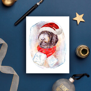 Newfypoo-Weihnachtsgeschenke für Hundebesitzer Feiertagspostkarte