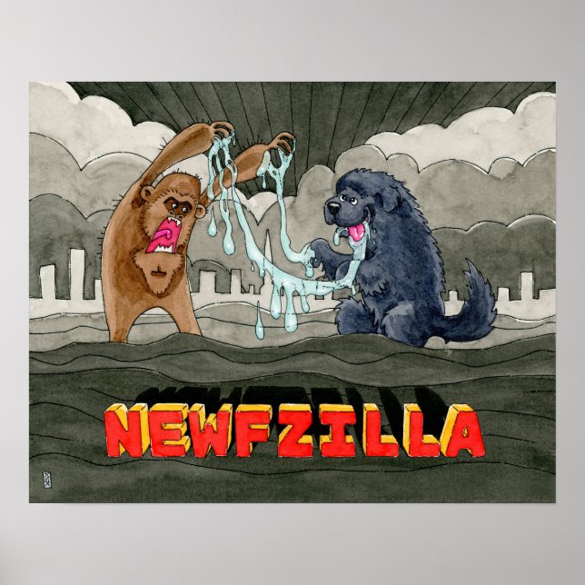 Newfzilla Poster (Vorne)